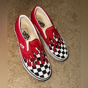 Women’s flame Vans